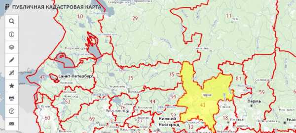 Кадастровая карта кировской области официальный сайт